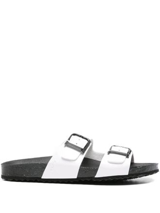 Geox Brionia double-buckle sandals - White
