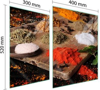 OEM Placa Protectora De Vidrio Para Estufa 70x52 Especias