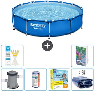 Bestway Piscina Bestway Steel Pro Redonda - 366x76 Cm - 7-piezas S224