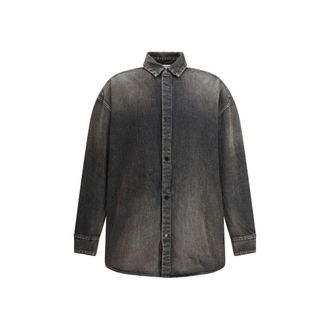 Fear of God Black Denim Mens Shirt