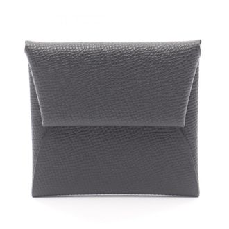 Herm&egrave;s Black Epsom Leather Coin Purse/Coin Case (Pre-Owned)
