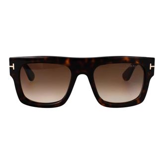 Tom Ford Sunglasses, male, Brown, Size: 53 MM Stylish Sunglasses for a Trendy Look