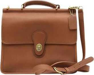 Coach Pre-owned Handbags, female, Brown, Size: ONE SIZE Pre-owned Leather Handbag