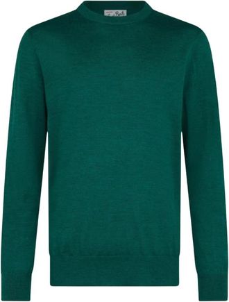 MC2 Saint Barth Stijlvolle Sweaters Collectie - Heren - Ronde hals truien - Groen - XL - Truien & Vesten