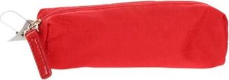 Fendi Pre-owned Mini Bags, female, Red, Size: ONE SIZE Pre-owned Canvas Mini Bag