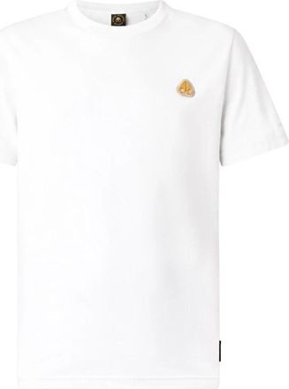 Moose Knuckles Crescent Tee - Heren - T-shirts - Wit - 2XL - Tops