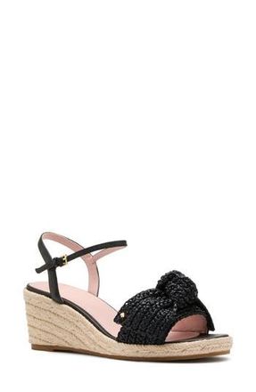Kate Spade New York leandra ankle strap wedge sandal in Black at Nordstrom Rack, Size 7.5
