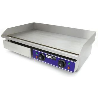 MonsterShop KuKoo 70cm Wide Electric Griddle in Silver