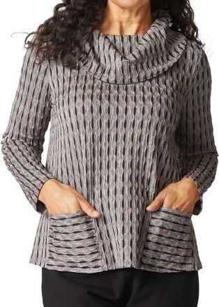 Habitat Newport Knit Pocket Top In Driftwood