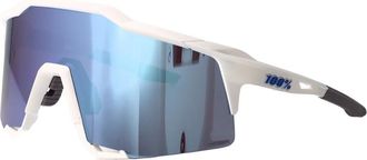 100% Speedcraft - unisex - Zonnebrillen - Wit - ONE Size - Leer - Accessoires