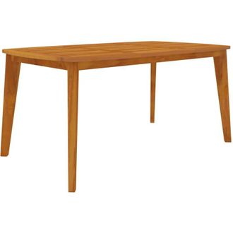 vidaXL Garden Table 160x90x75 cm Solid Wood Acacia vidaXL