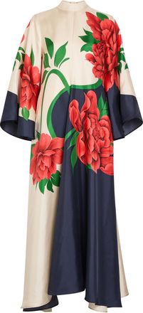 La DoubleJ LA Double J Magnifico Printed Silk Maxi Dress - Multicoloured - 48 (UK16 / XL)