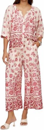 Fifteen Twenty Etta Border Print Top
