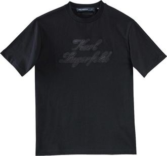 Karl Lagerfeld T-shirt signature relief
