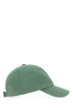Polo Ralph Lauren Mens Sage Green Cotton Baseball Cap Fatigue Exterior: Cappelli Hat