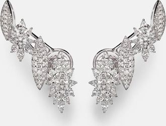Yeprem Y-Couture 18kt white gold earrings with diamonds