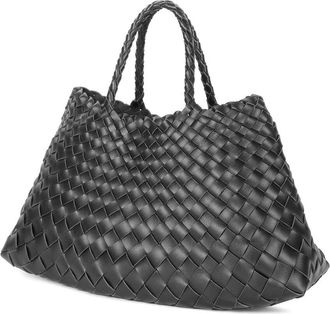 Tiffany & Fred Hand-Woven Leather Tote