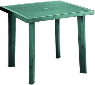 Progarden Mesa Plastico Verde 80x75x72h Cm. Escama