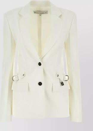 J.W.Anderson back slit notch lapel blazer