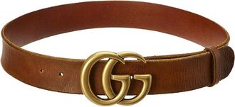 Gucci Gg Leather Belt