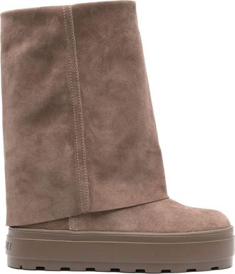 Casadei suede boots - women - Suede - 41 - Grey
