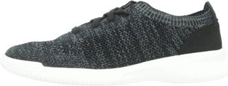 Clarks Donaway Knit Sneakers - Heren - Sneakers - Zwart - 42 EU - Schoenen