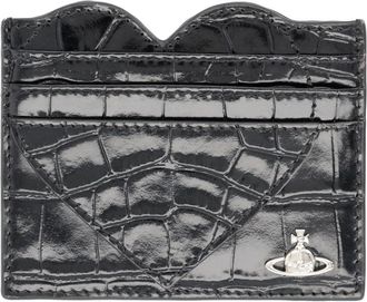 Vivienne Westwood Heart Glossy Calf Leather Cardholder