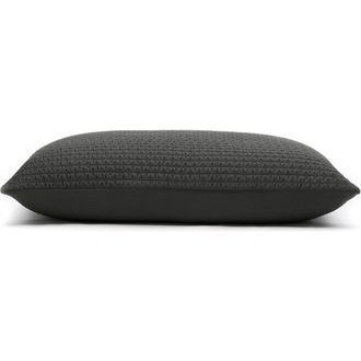 Boll & Branch Signature Texture Stitch Organic Cotton Pillow Sham in Night at Nordstrom, Size Standard