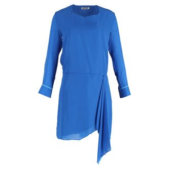 Acne Studios Acne Studios Adelle Tape Jurk in Blauw Polyester