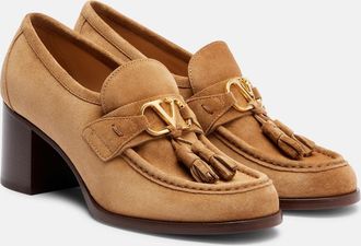 Valentino Garavani VLogo 60 suede loafer pumps