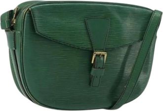 Louis Vuitton Pre-owned Cross Body Bags, female, Green, Size: ONE SIZE Pre-owned Epi Leather Shoulder Bag