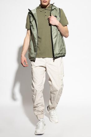 Moncler Vest Moretan, Mens, Green