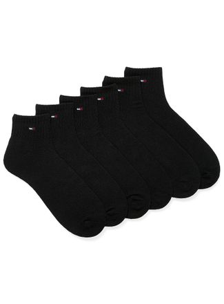 Tommy Hilfiger Mens Mini-logo ankle socks 6-pack