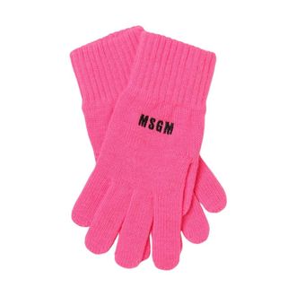 Msgm Msgm, Heren, Accessoires, Roze, Maat: ONE Size Wol