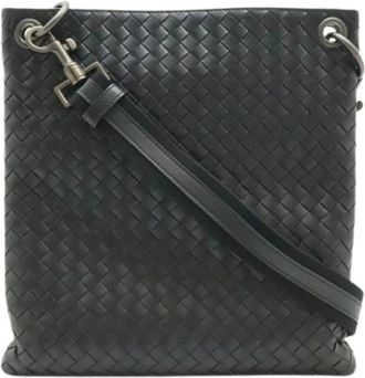 Bottega Veneta Pre-owned Vintage Schoudertas - Dames - Vintage Schoudertas - Zwart - ONE Size - Leer - Vintage
