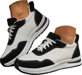 Generic Orthopedic Walking Shoes for Women Lace Up Fashion Sneakers Outdoor Non-Slip Casual Running Shoes Womens Non Slip Sports Workout Athletic Tennis Joggi