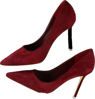 Generic Womens Fashion Pointed Toe High Heel Pumps Classic Stiletto Party Holiday Dress Shoes
