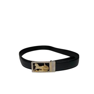 Celine Pre-owned Belts, female, Black, Size: ONE SIZE Pre-owned Leather Belt