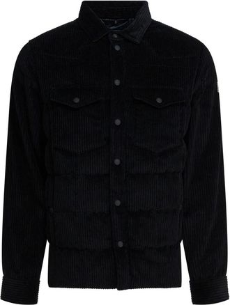 Moncler Gelt Shirt Jacket - Heren - Zomerjassen - Zwart - L - Katoen - Jassen