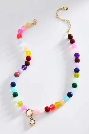 BaubleBar Janette Beaded Pendant Necklace