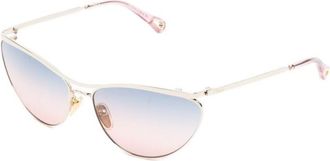 Chlo&eacute; Silver Cat Eye Sunglasses