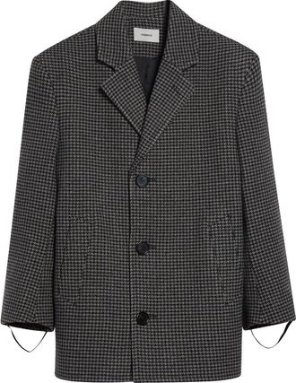 Coperni Oversize Wool Coat in Grey at Nordstrom, Size 10 Us