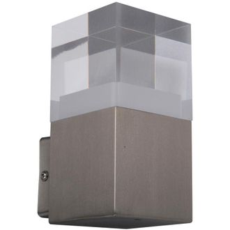 N&auml;ve Naeve Leah Aplique De Pared Led Moderno Para Exterior, Acero Inoxidable, 3000 K, Ip44