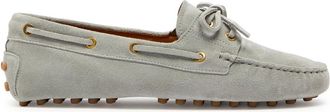 Tod's Gommino Suede Loafers - Grey - 37 (IT37 / UK4)