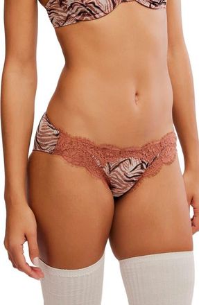 Free People Fiona Bikini in Zebra at Nordstrom, Size X-Large