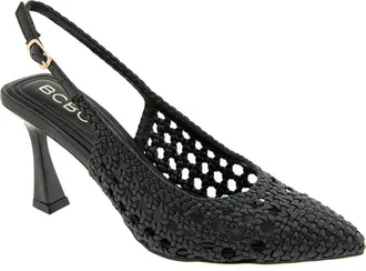 BCBGeneration Issa Slingback Pointed Toe Pump in Black at Nordstrom, Size 9.5