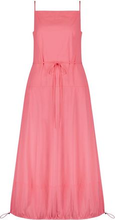 Lela Rose Cotton Poplin Bubble Hem Dress in Peony at Nordstrom, Size X-Large