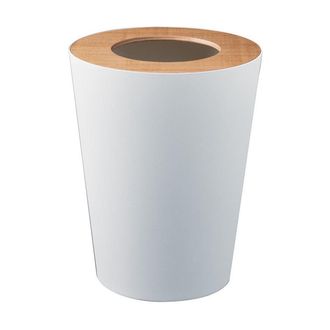 Yamazaki Tableware Papierkorb Rin Papelera Blanca 23 Cm De Di&aacute;metro