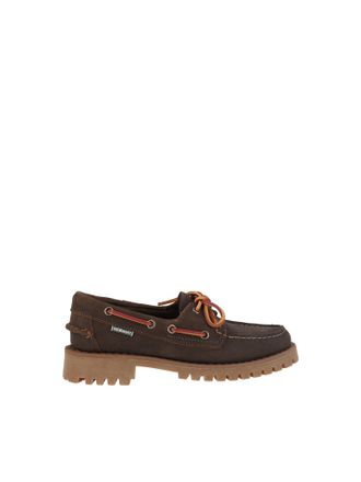 Sebago Ranger Muddy Leather Rubber Sole Loafers