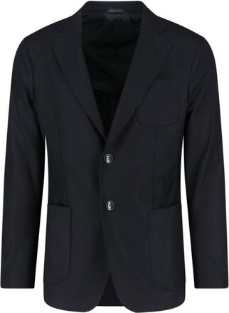 Giorgio Armani Structured Black Jacket With Minimalist Design
